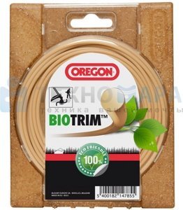 Леска триммерная биоразлагаемая круглая BioTrim 3 мм 56 м Oregon 559053
