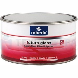 Шпатлевка со стекловолокном легкая 2K 750 мл Roberlo Futura Glass