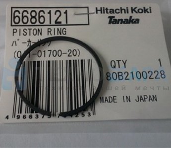 Кольцо поршневое Hitachi CG27EAS 6686121 (Япония)