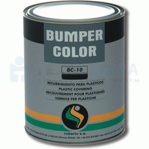 Краска для бамперов черная 1 л Roberlo Bumper Color - фото