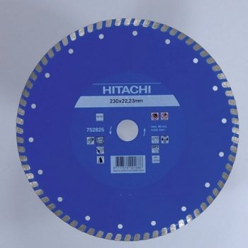 Диск отрезной алмазный (бетон) 125х22,2х6 Hitachi 752822 (Япония) - фото