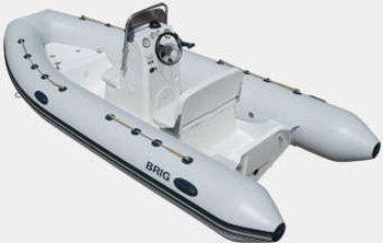 Лодка надувная Brig F450L Grey (Украина)