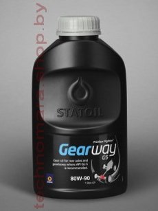 GearWay G5 80W-90 Минеральное трансмиссионное масло (1 л) Statoil 72 (Норвегия)