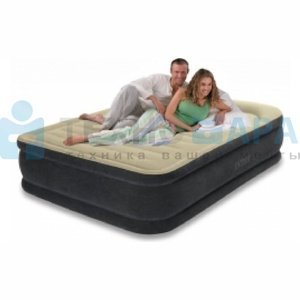 Кровать со встроенным насосом 152х203х51 см, Comfort Queen, Intex 64408