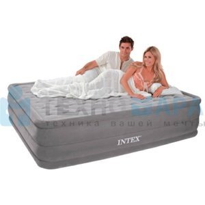 Кровать со встроенным насосом 152х203х56 см, Comfort Queen, Intex 64418 - фото