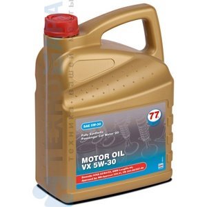 77 Lubricants Motor Oil VX 5W-30 (5 л) 4224817700 Синтетическое моторное масло (Нидерланды) - фото