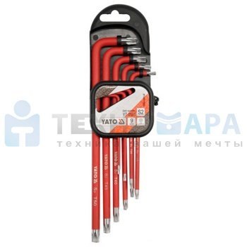 Набор ключей TORX из 9 предметов Yato YT-0563 (Польша) - фото
